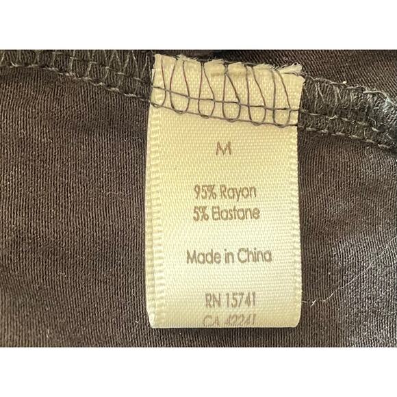 PJ Salvage Black Stretch Frayed Edge Lace Camisole Spaghetti Straps, Size M - Picture 7 of 10